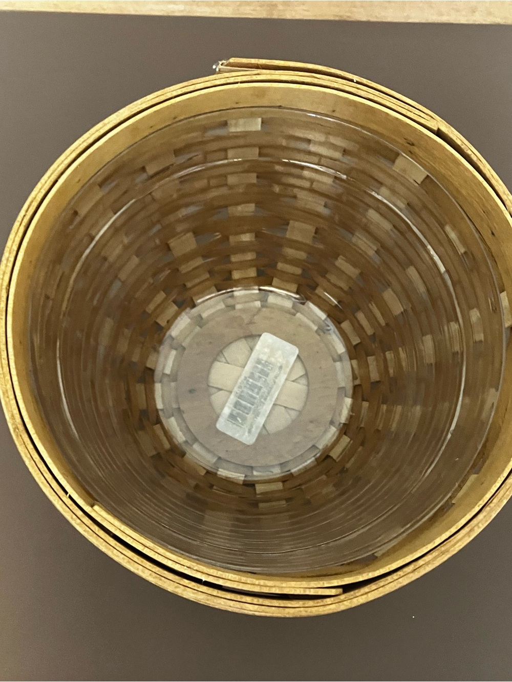 2004 Longaberger Flora Basket with Plastic Protector - Picture 3 of 7